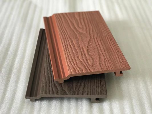 117 X 14mm Wpc شديد التحمل لوحة الحائط الخارجية 150 X 30MM لوحات الحائط المعدنية الخارجية