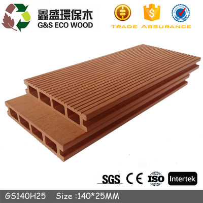 لوحة الحائط الزخرفية المقاومة للحريق للأشعة فوق البنفسجية HDPE Wood Eco لوحات التزيين المجوفة