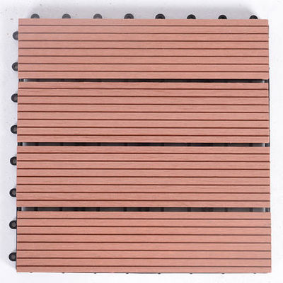 120 X 120 مللي متر شرفة مكافحة الأشعة فوق البنفسجية WPC لتقوم بها بنفسك التزيين موكا WPC الخشب البلاستيك المركب التزيين