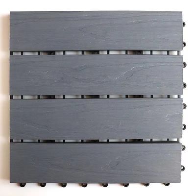 مكافحة الآفات WPC DIY Decking 140 X 40mm جوفاء DIY مركب التزيين البلاط