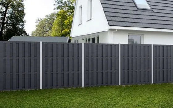 90 X 90mm WPC Fence Panels 120 X 120mm لوحات سياج الأمن المركبة